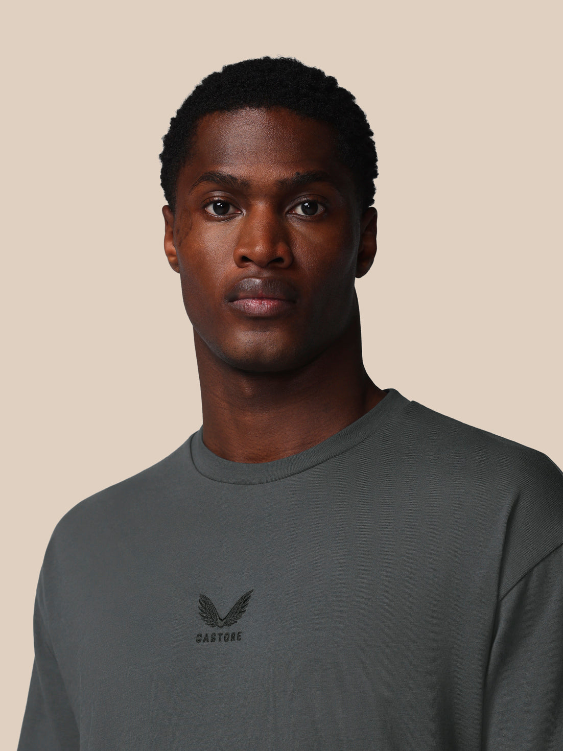 Men’s Adapt Cotton Short Sleeve Loose Fit T-Shirt - Gunmetal - Gunmetal