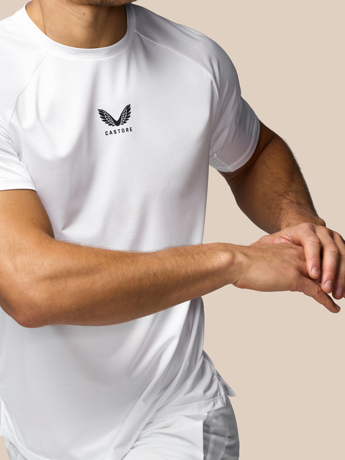 Men’s Apex Tennis Short Sleeve T-Shirt - White - White
