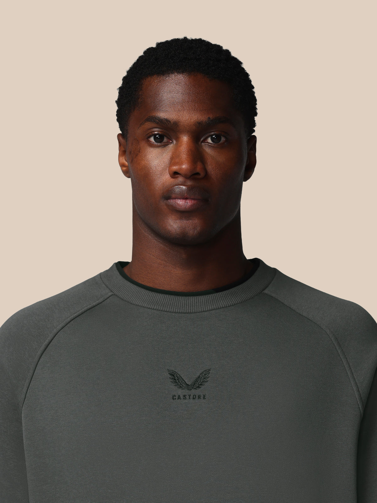 Men’s Adapt Cotton Fleece Long Sleeve Sweatshirt - Gunmetal - Gunmetal