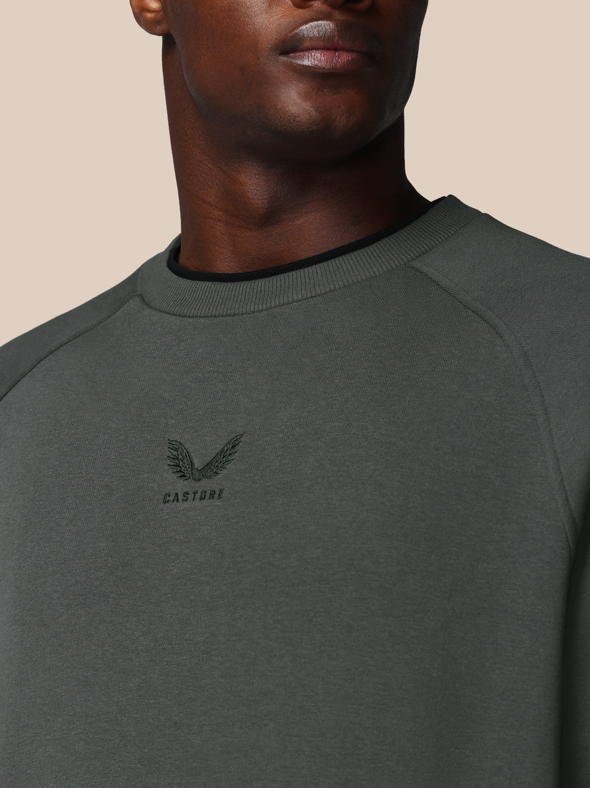 Men’s Adapt Cotton Fleece Long Sleeve Sweatshirt - Gunmetal - Gunmetal