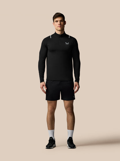 Men's Apex Training 1/4 Zip Top - Black