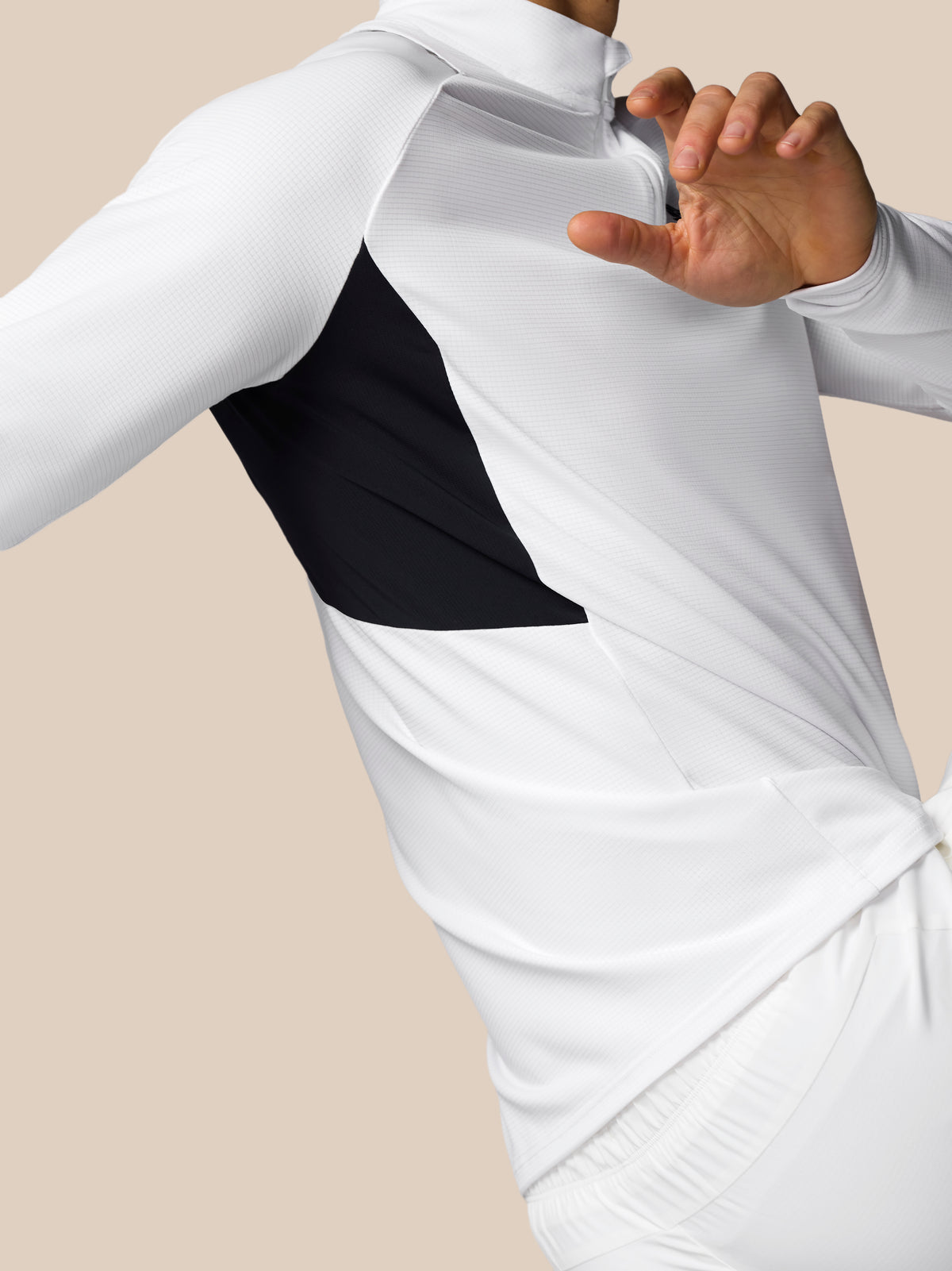 Men's Apex Training 1/4 Zip Top - White - White