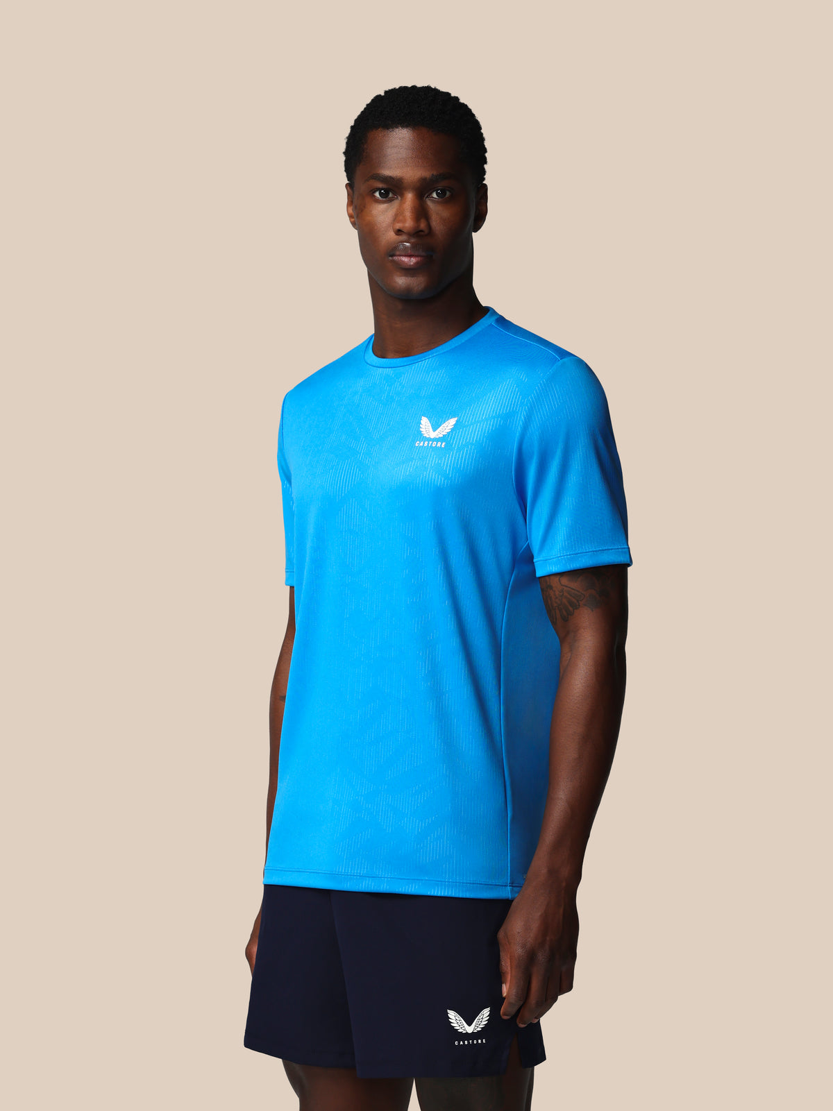 Men’s Adapt All-Over Print Short Sleeve T-Shirt - Blue - Blue