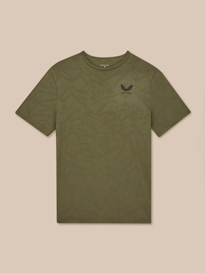 Men’s Adapt All-Over Print Short Sleeve T-Shirt - Green