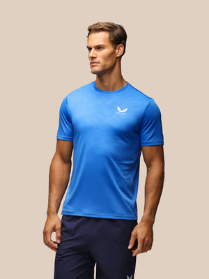 Men's Adapt Short Sleeve All-Over Print T-Shirt - Blue