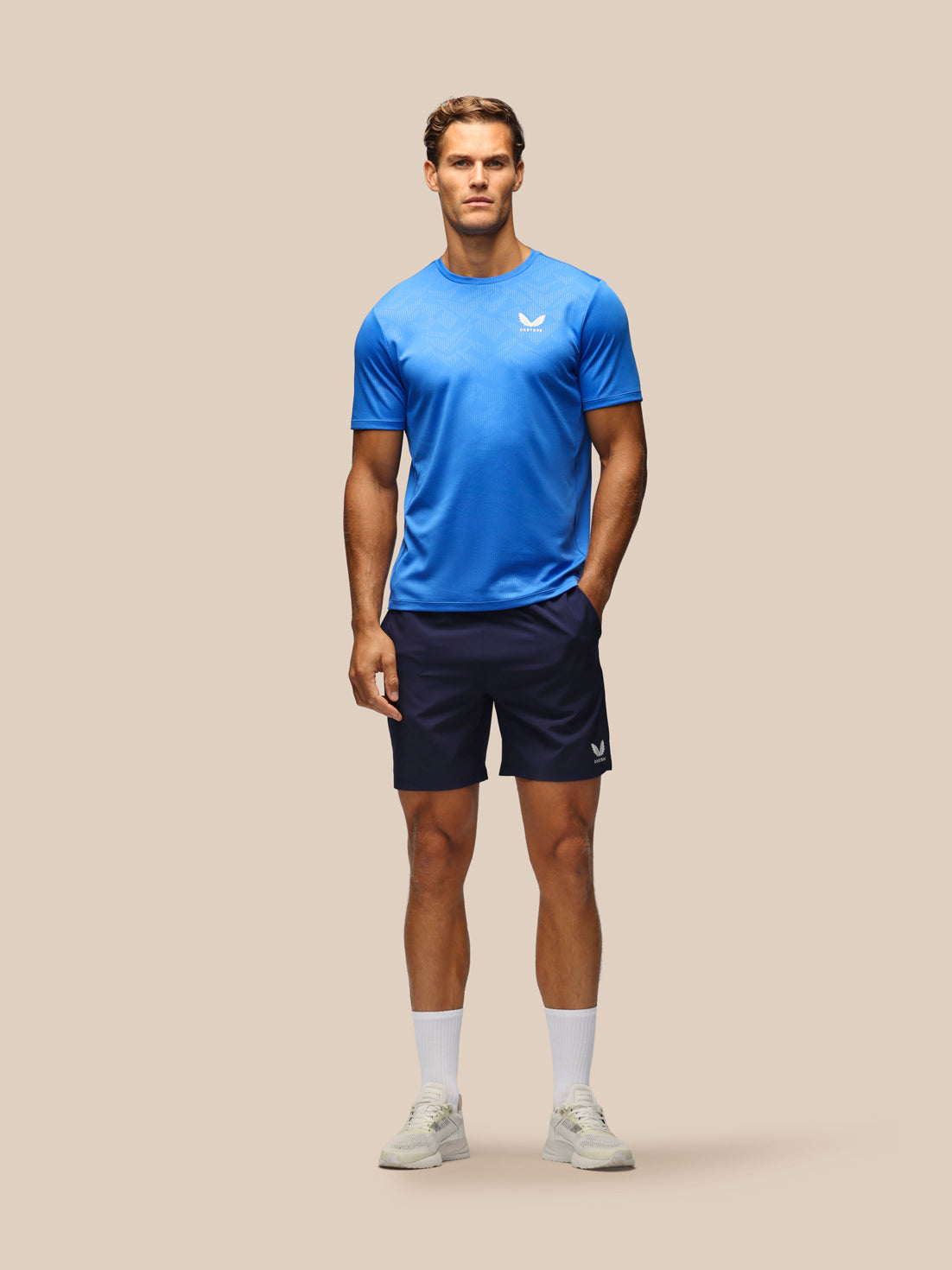 Men's Adapt Short Sleeve All-Over Print T-Shirt - Blue