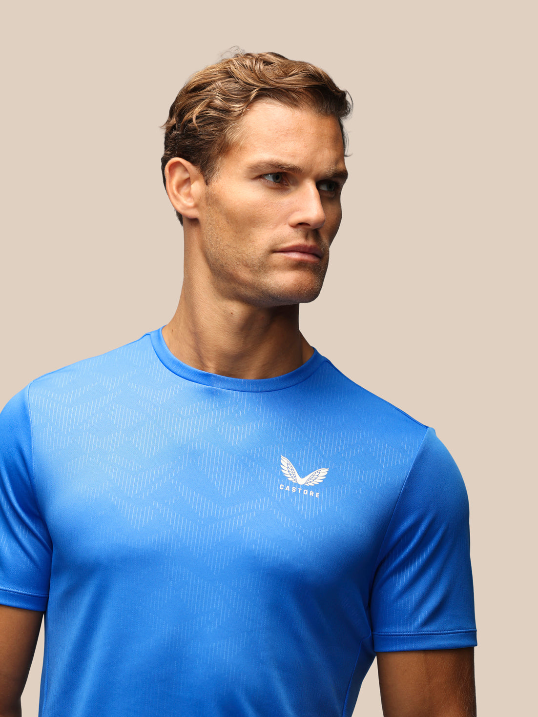 Men's Adapt Short Sleeve All-Over Print T-Shirt - Blue