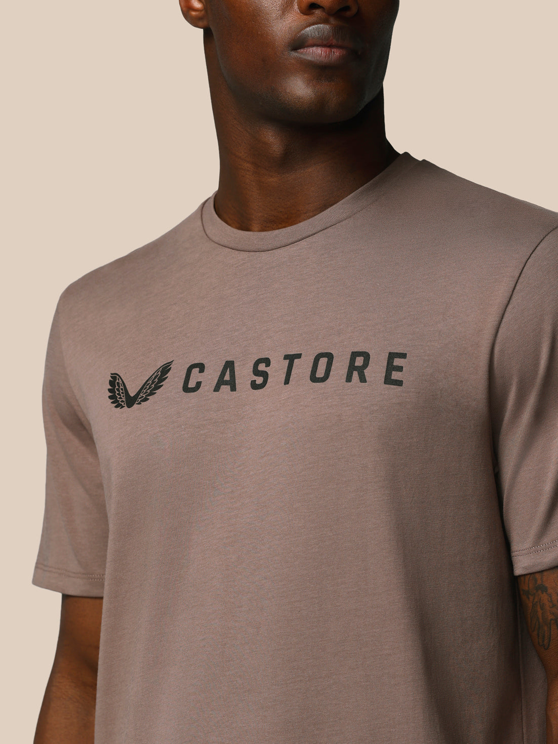 Men’s Adapt Short Sleeve Graphic T-Shirt - Deep Taupe - Deep Taupe