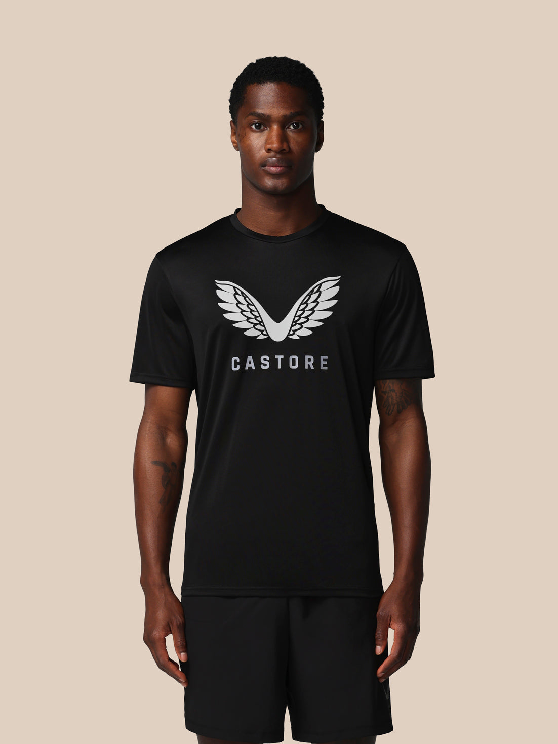 Men’s Adapt Short Sleeve Graphic T Shirt - Black - Black