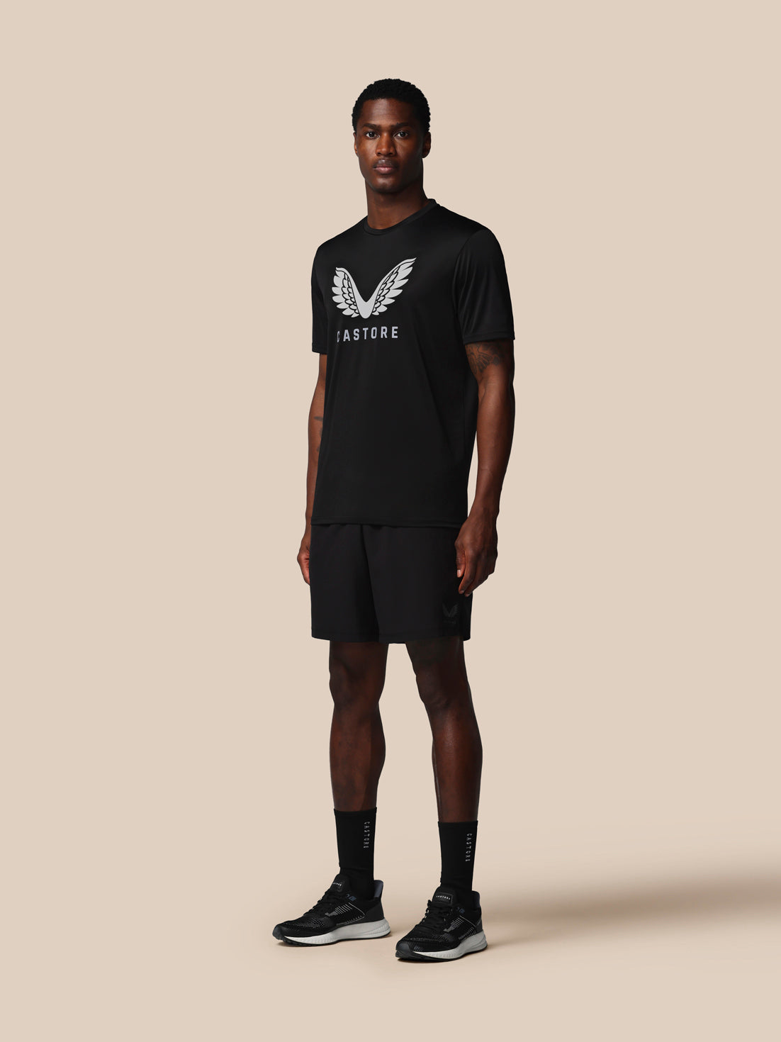 Men’s Adapt Short Sleeve Graphic T Shirt - Black - Black