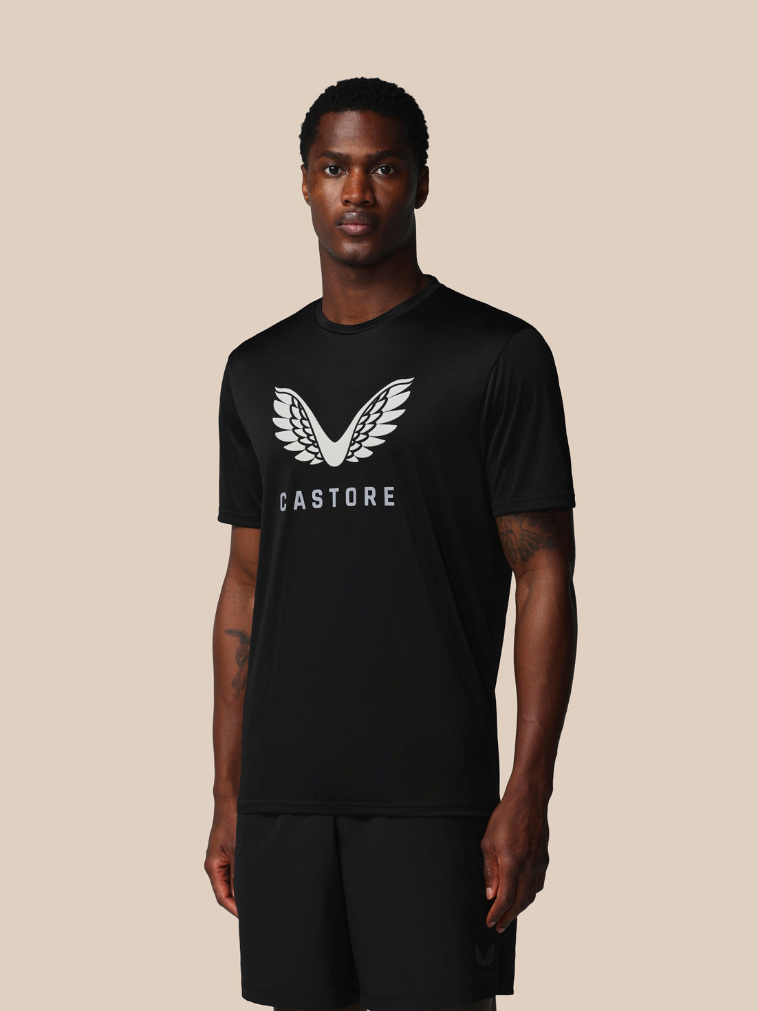 Men’s Adapt Short Sleeve Graphic T Shirt - Black - Black