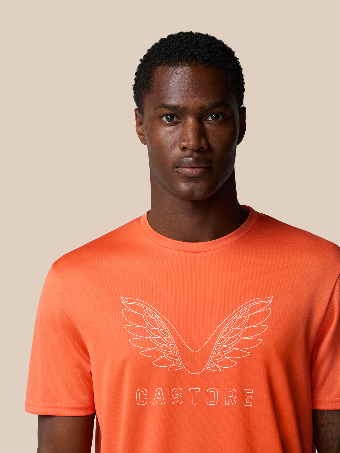 Graphic Training T-Shirt - Bright Orange
