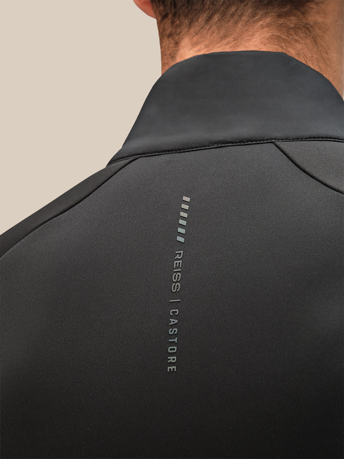 Men's Reiss x Castore Hybrid Jacket - Black - Black