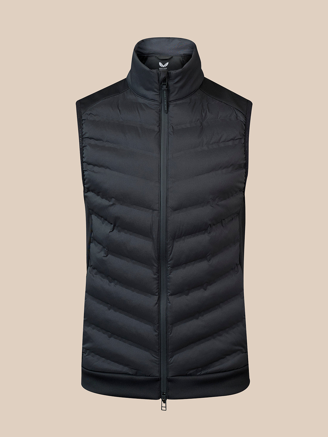 Men's Reiss x Castore Hybrid Gilet - Black - Black