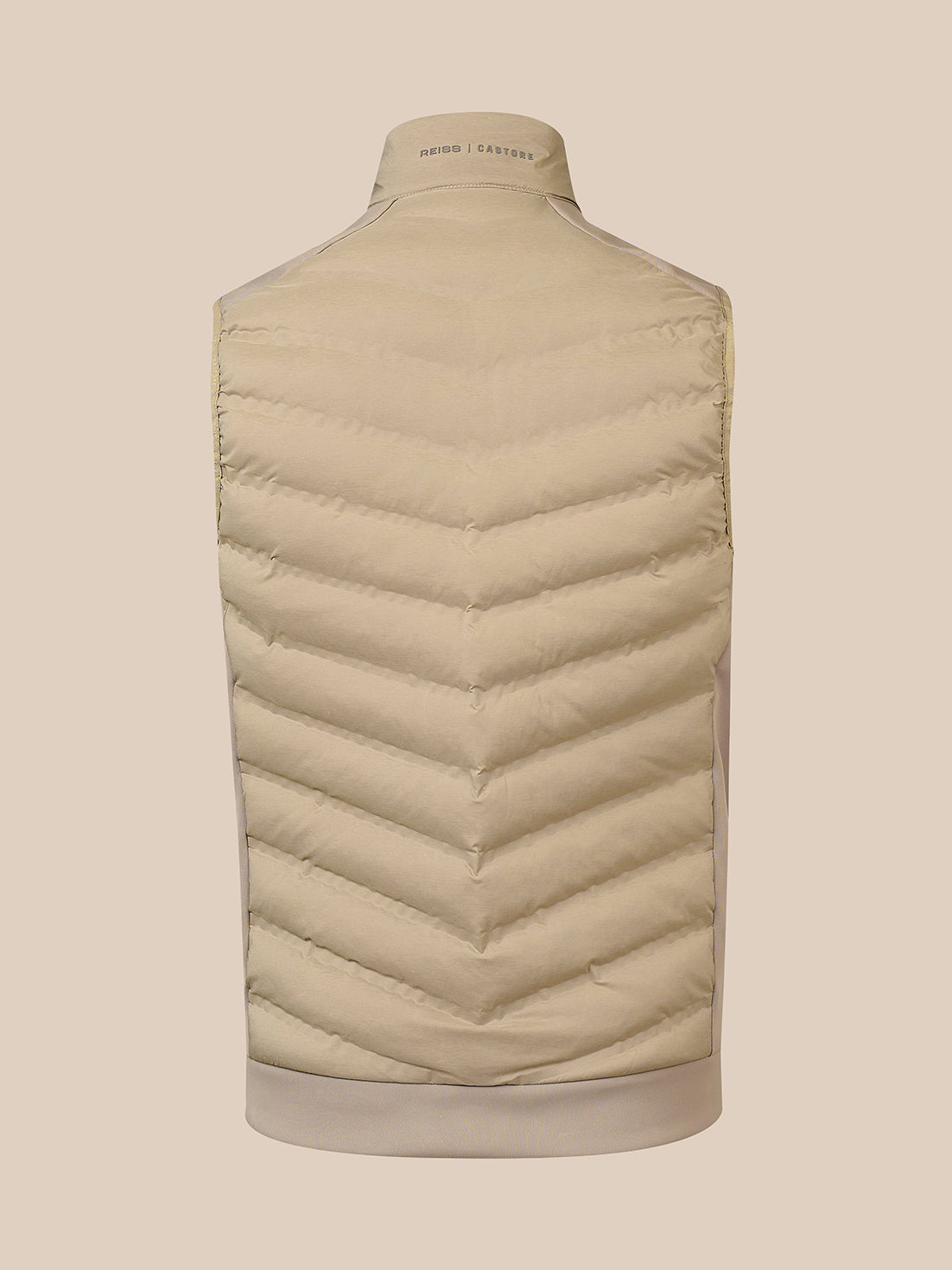 Men's Reiss x Castore Hybrid Gilet - Beige - Beige