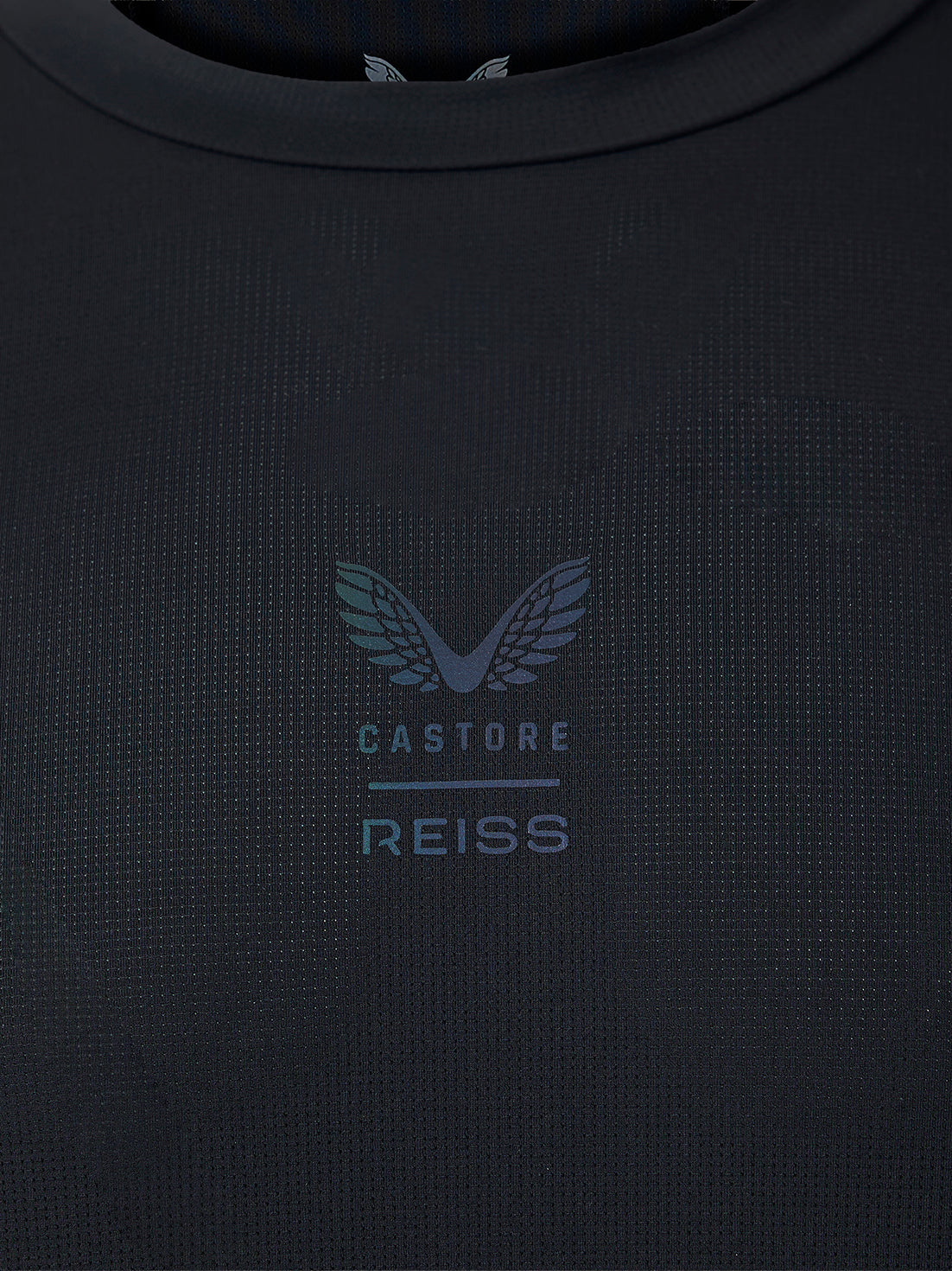 Men's Reiss x Castore Performance Short Sleeve T-Shirt - Black - Black