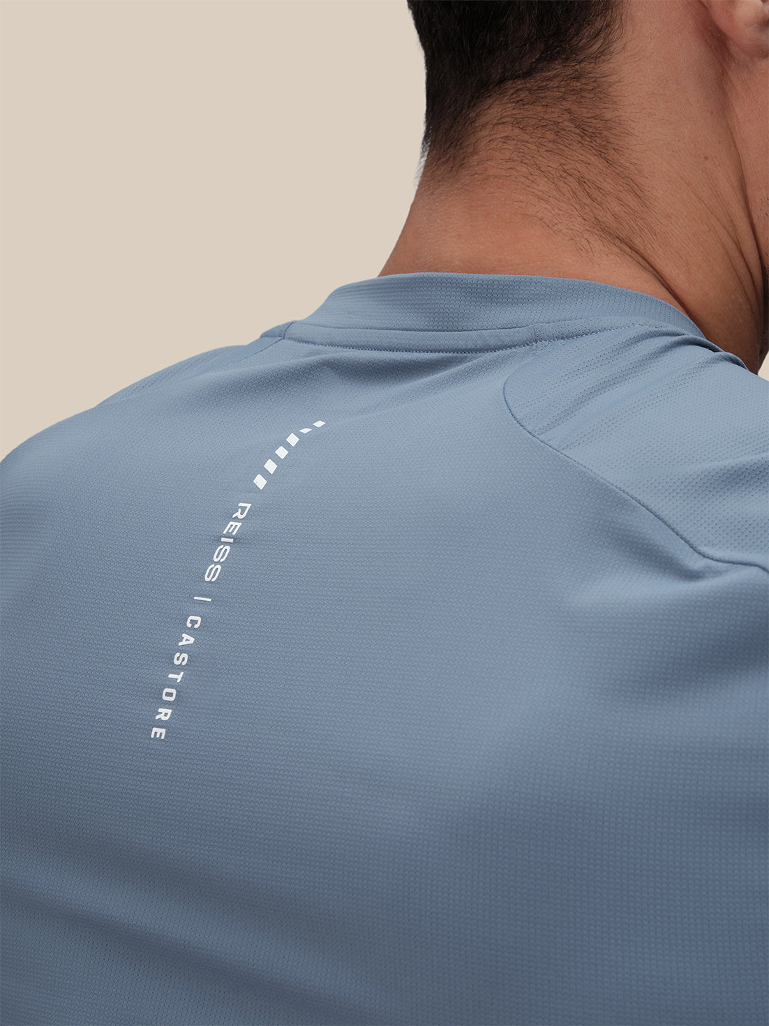 Men's Reiss x Castore Performance Short Sleeve T-Shirt - Blue - Blue