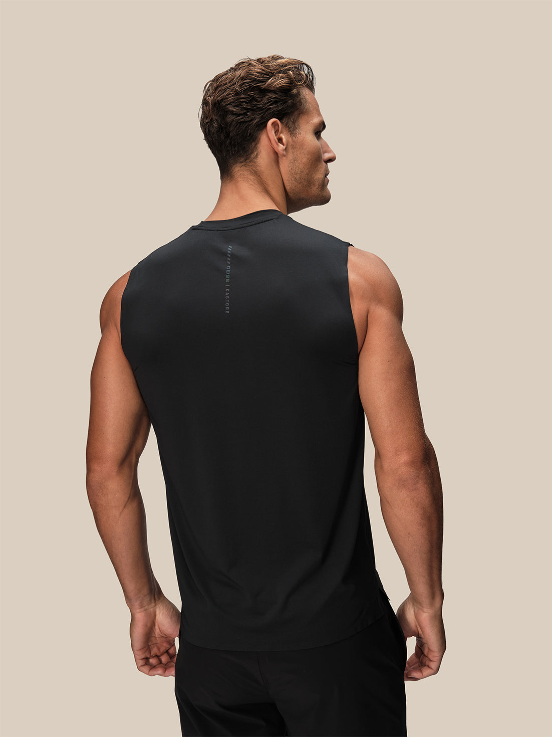 Men's Reiss x Castore Performance Vest - Black
