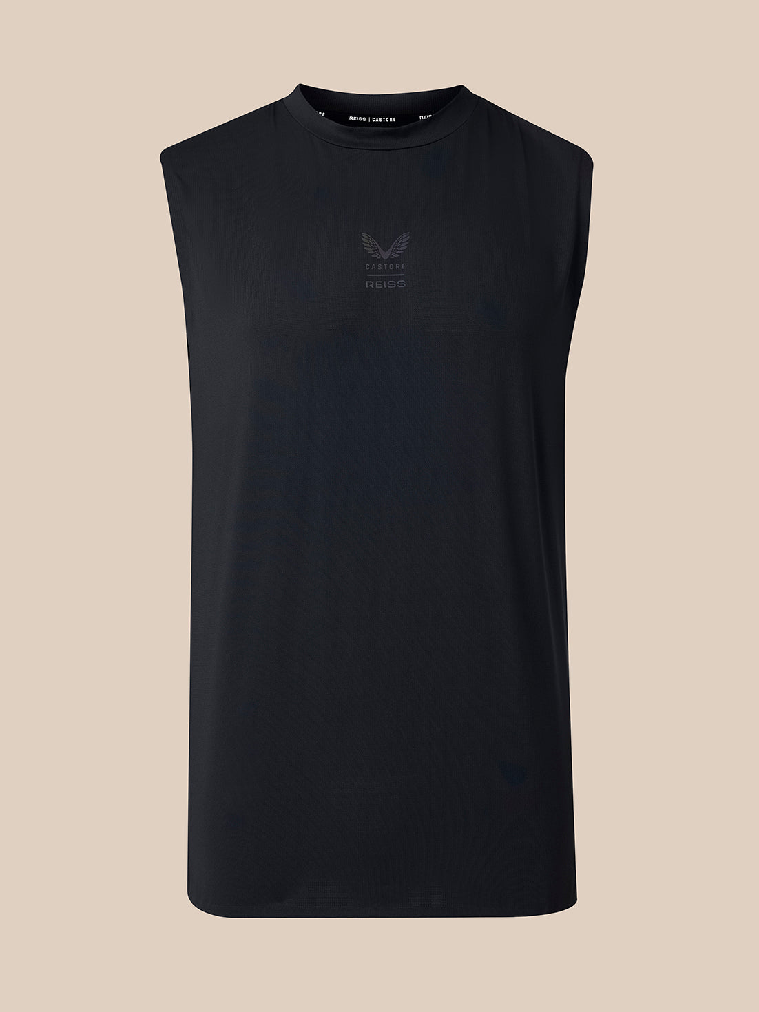 Men's Reiss x Castore Performance Vest - Black - Black