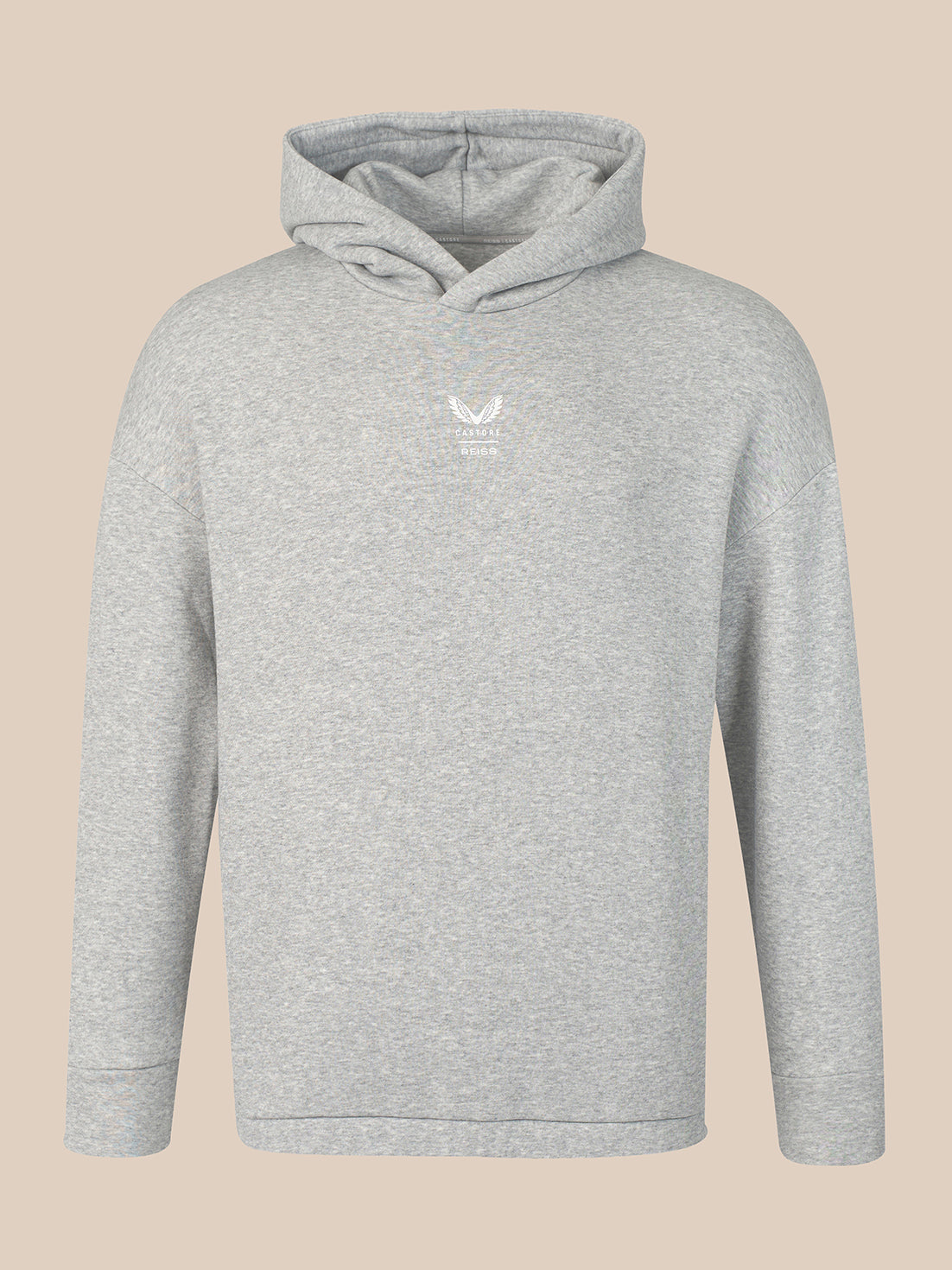 Men's Reiss x Castore Oversized Hoodie - Grey - Light Grey