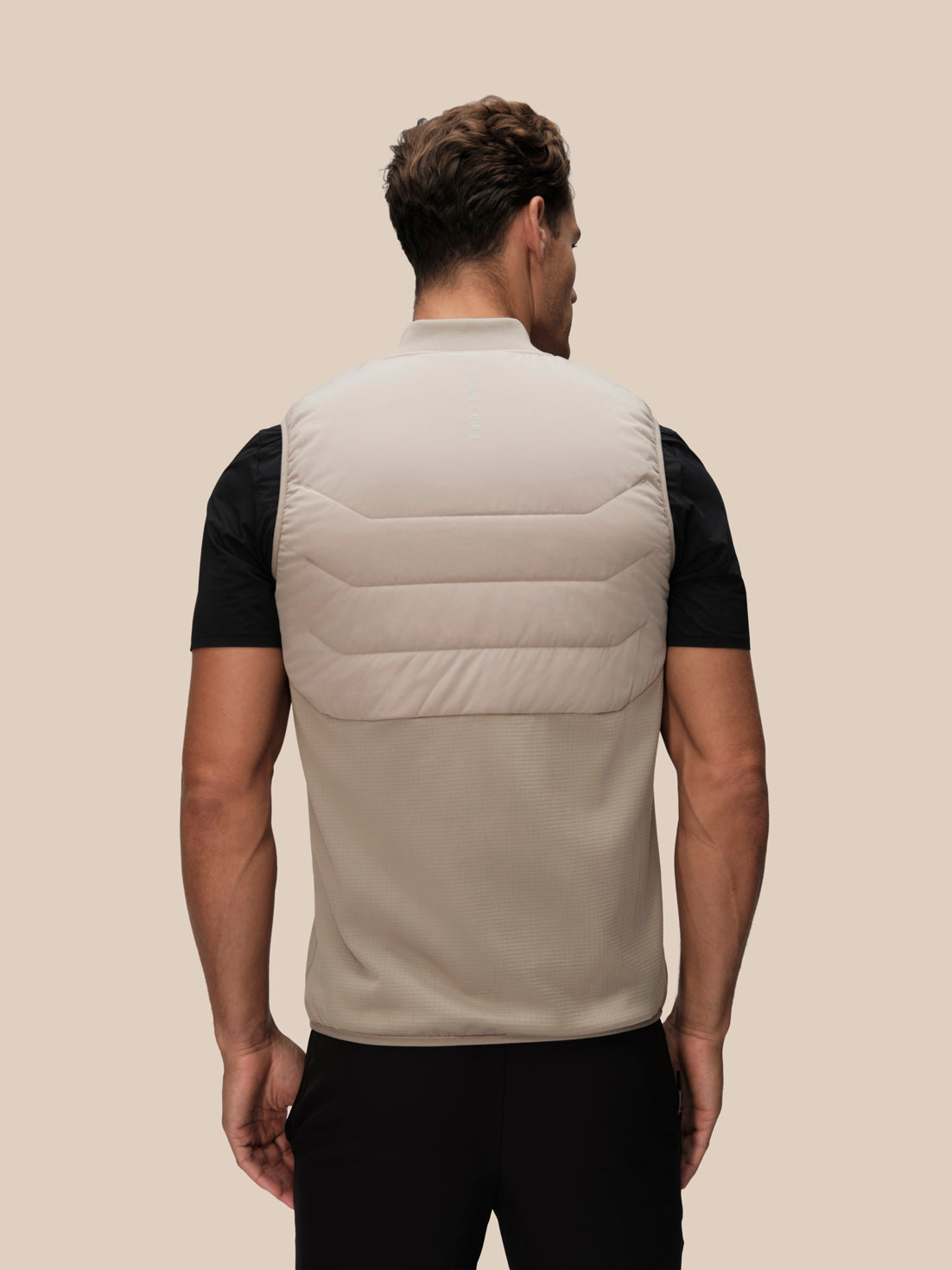 Men's Thermo Hybrid Gilet - Taupe