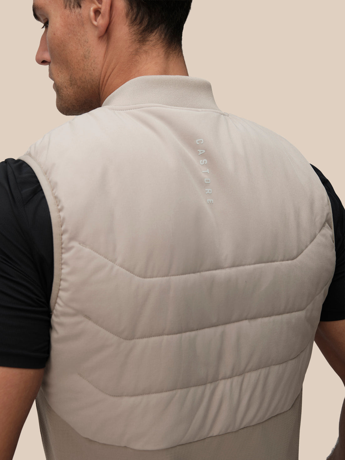 Men's Thermo Hybrid Gilet - Taupe - Taupe