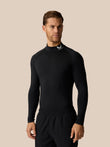 Men's Slim Fit Baselayer Top - Black