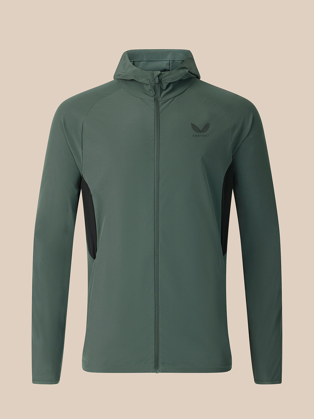 Men's Apex Slim Fit Windbreaker - Green - Dark Green