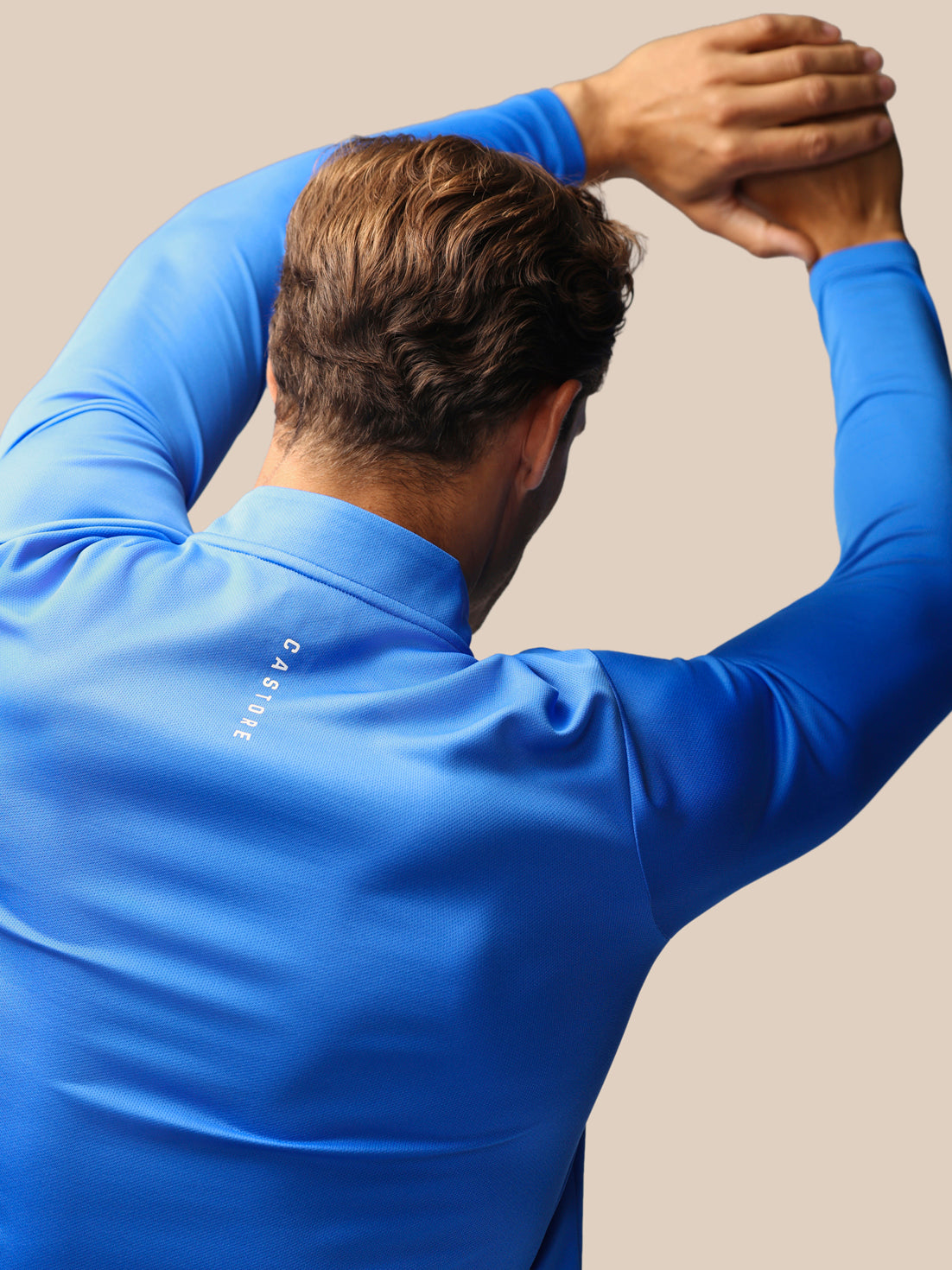 Men's Adapt Athletic Fit Long Sleeve Quarter Zip - Blue - Blue