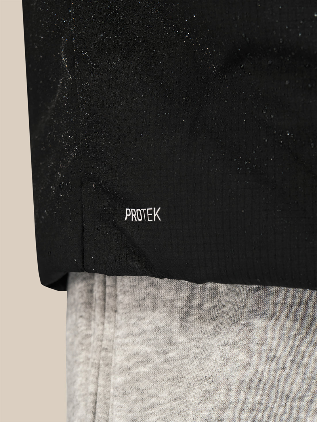 Men's Long Sleeve Hooded Padded Jacket - Black - Black