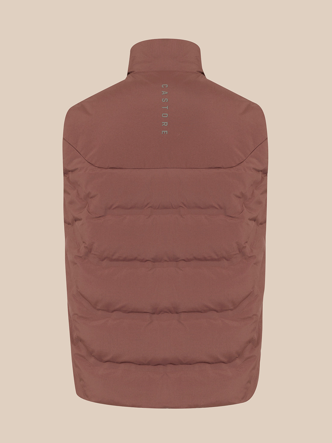 Men's Padded Gilet - Brown - Deep Mahogany