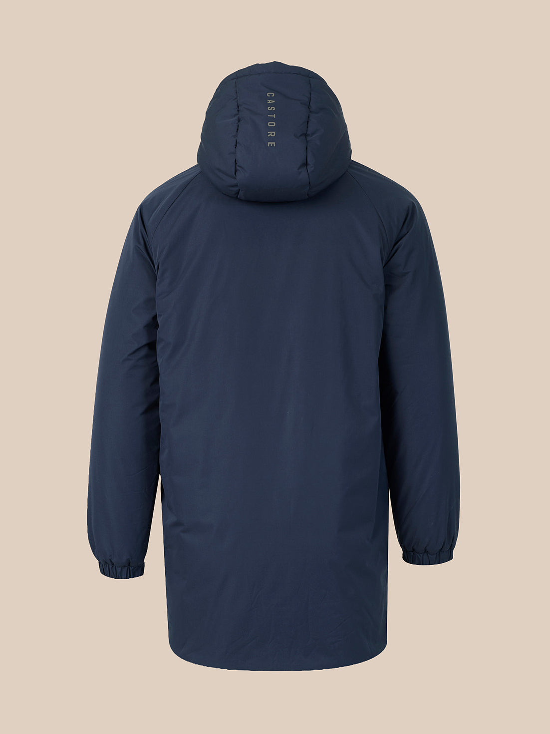 Men's Longline Wadded Jacket - Navy - Navy