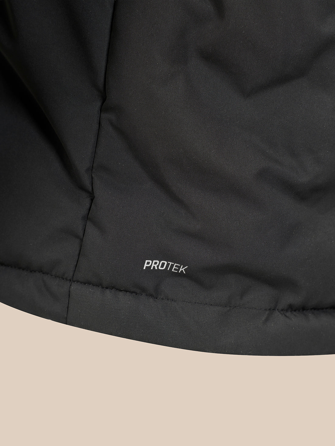 Men's Hooded Padded Jacket - Black - Black