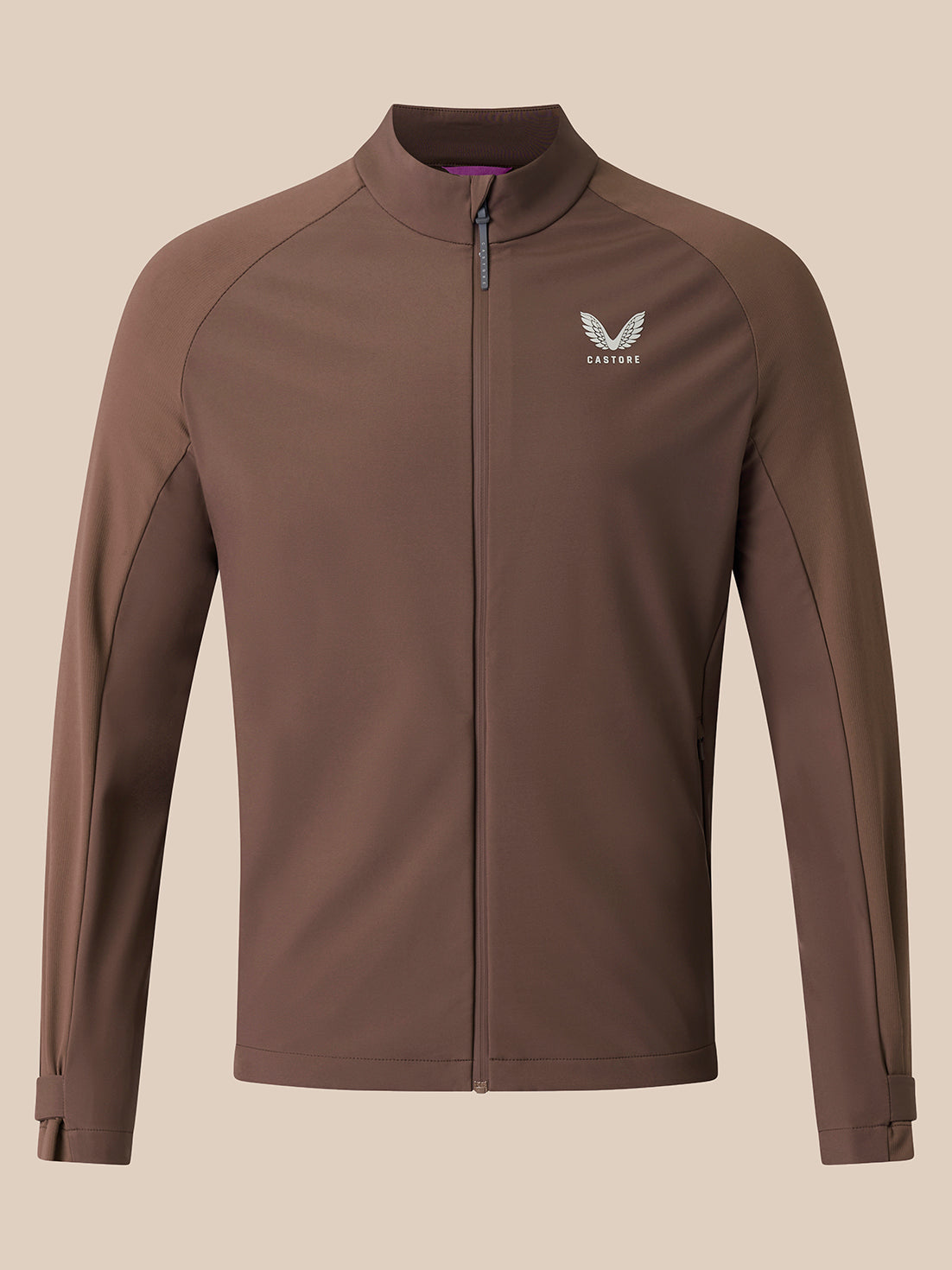 Men's Golf LVS Athletic Fit Jacket - Brown