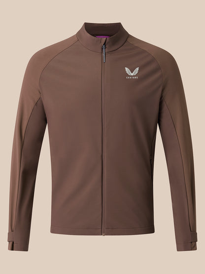 Men's Golf LVS Athletic Fit Jacket - Brown