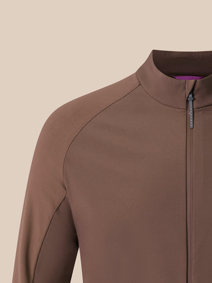 Men's Golf LVS Athletic Fit Jacket - Brown