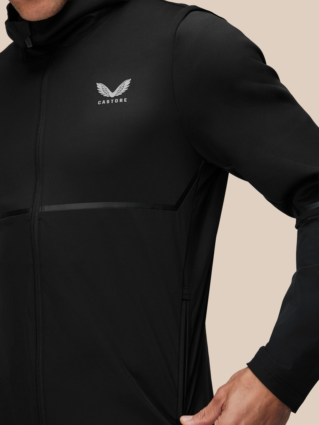 Men's Thermo Athletic Fit Jacket - Black - Black