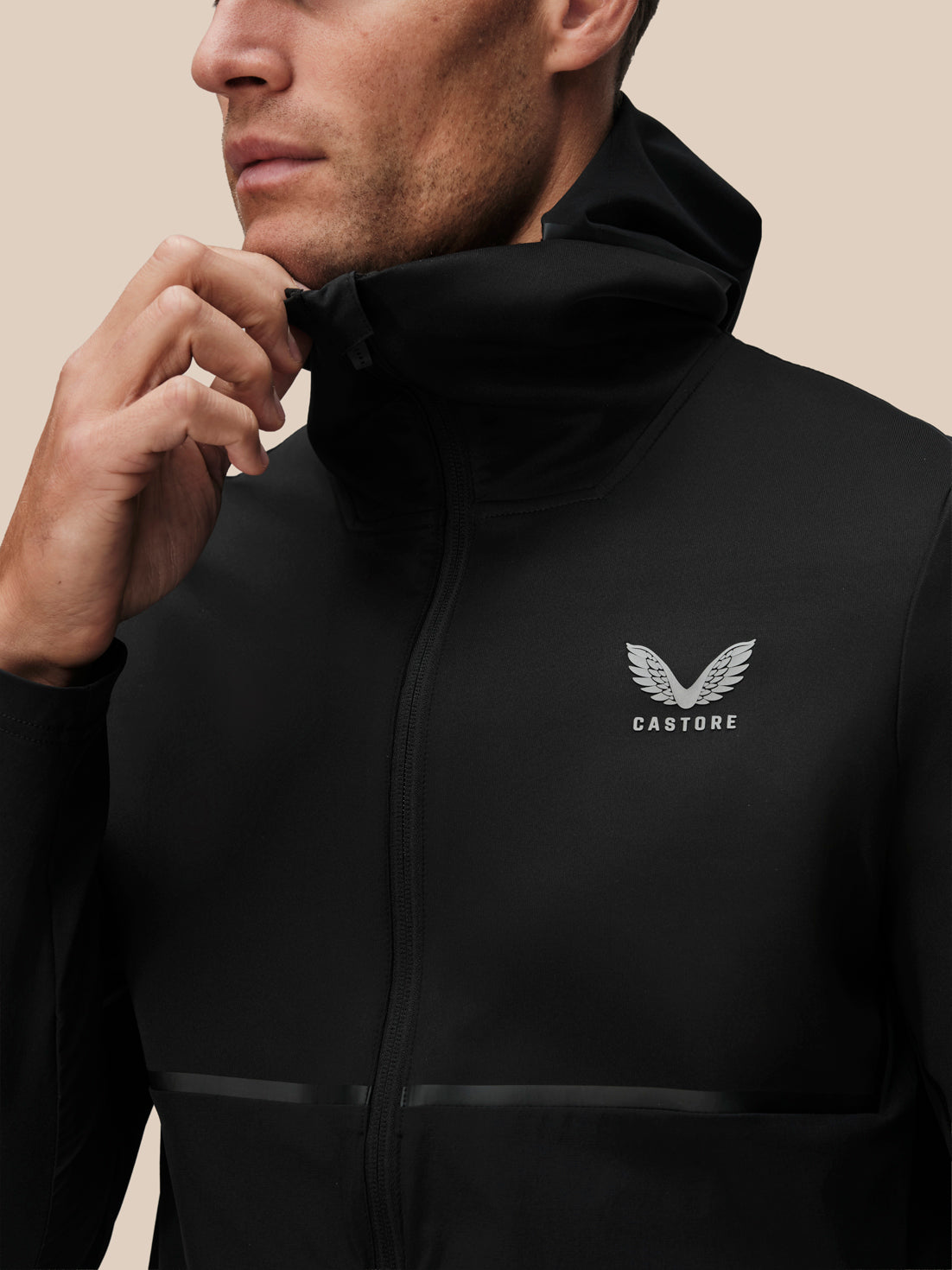 Men's Thermo Athletic Fit Jacket - Black - Black
