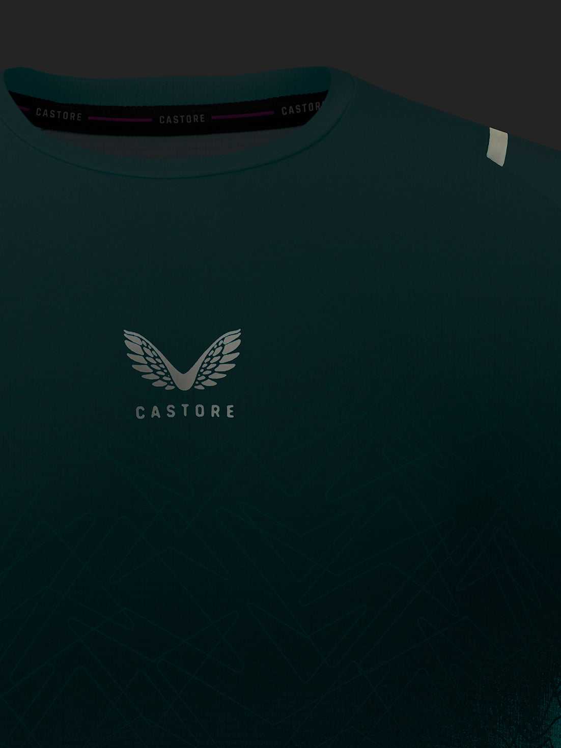 Men's Apex Short Sleeve Geometric Print T-Shirt - Teal - Teal