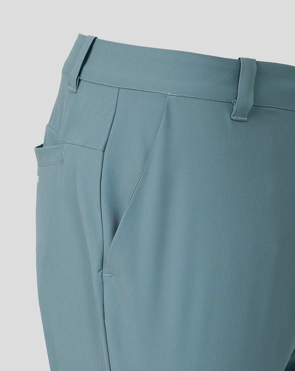 Light blue pants on a light gray background