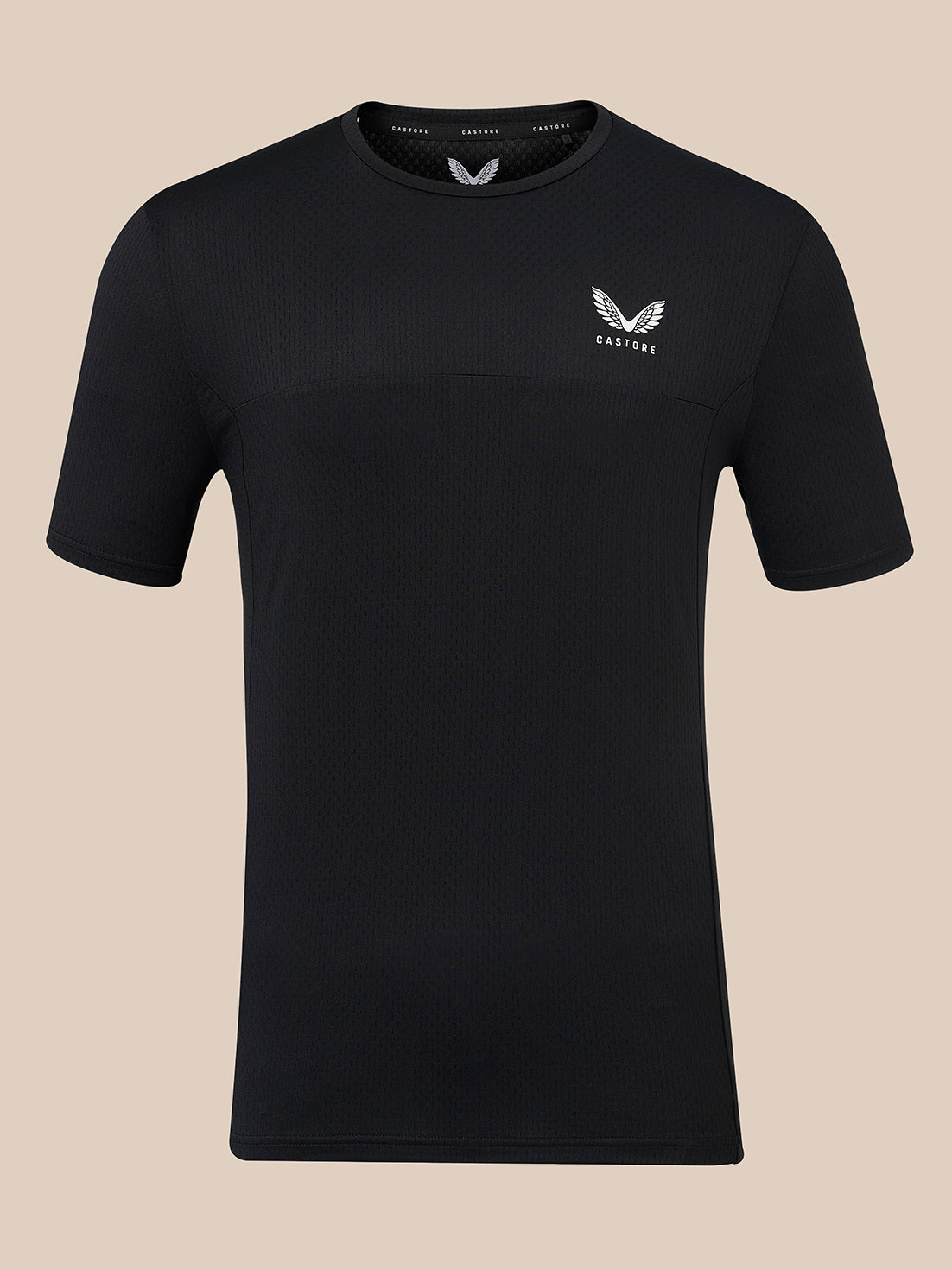Men's Training Short Sleeve T-Shirt - Black - Black