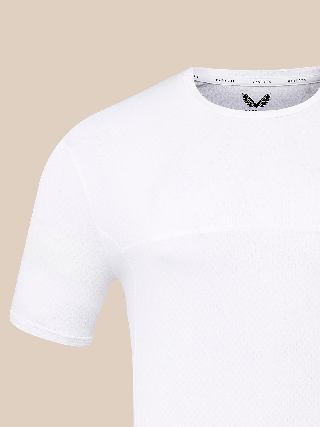 Men's Training Short Sleeve T-Shirt - White - White