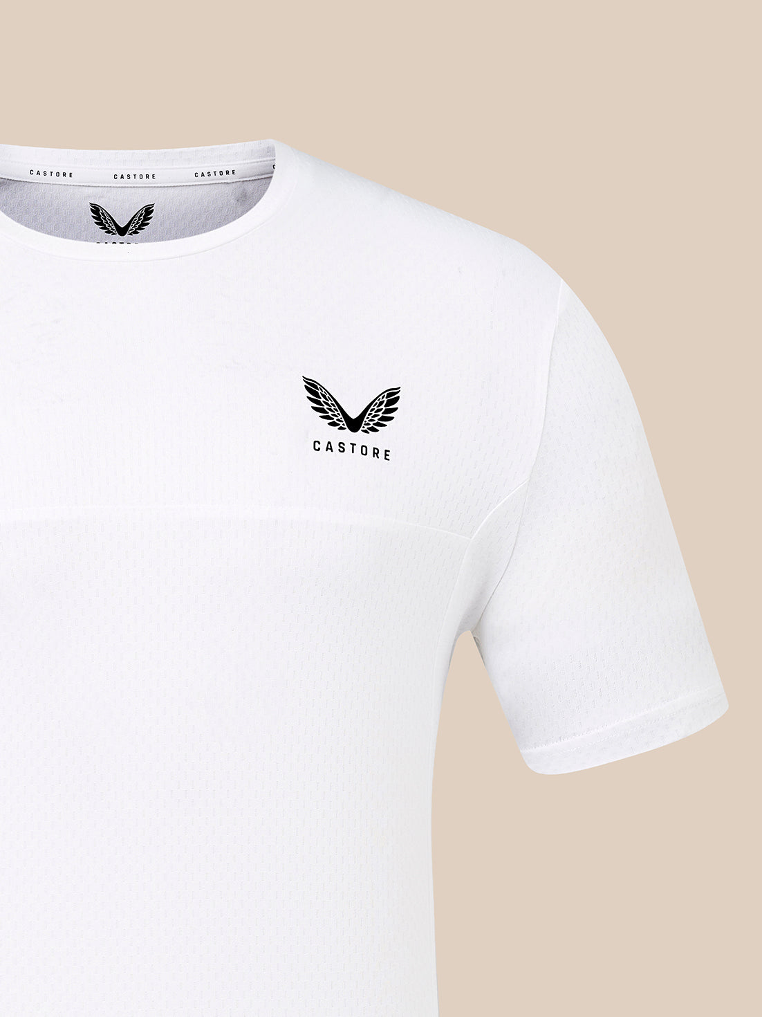 Men's Training Short Sleeve T-Shirt - White - White