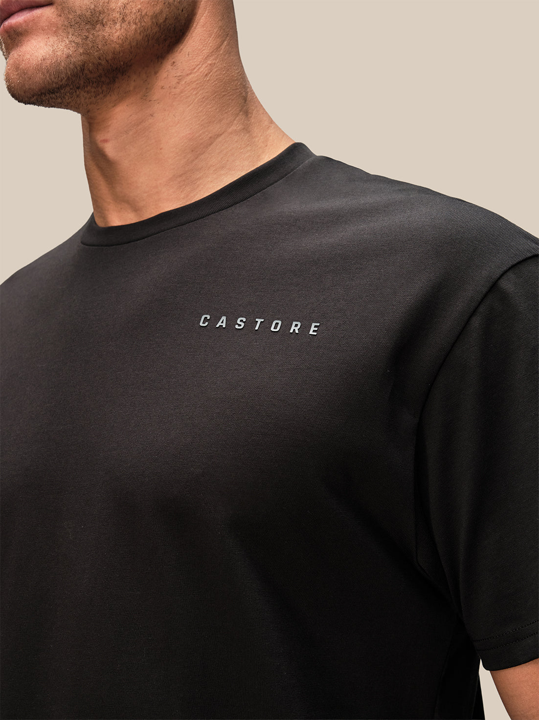 Camiseta de manga corta Flex de hombre – Negro - Negro