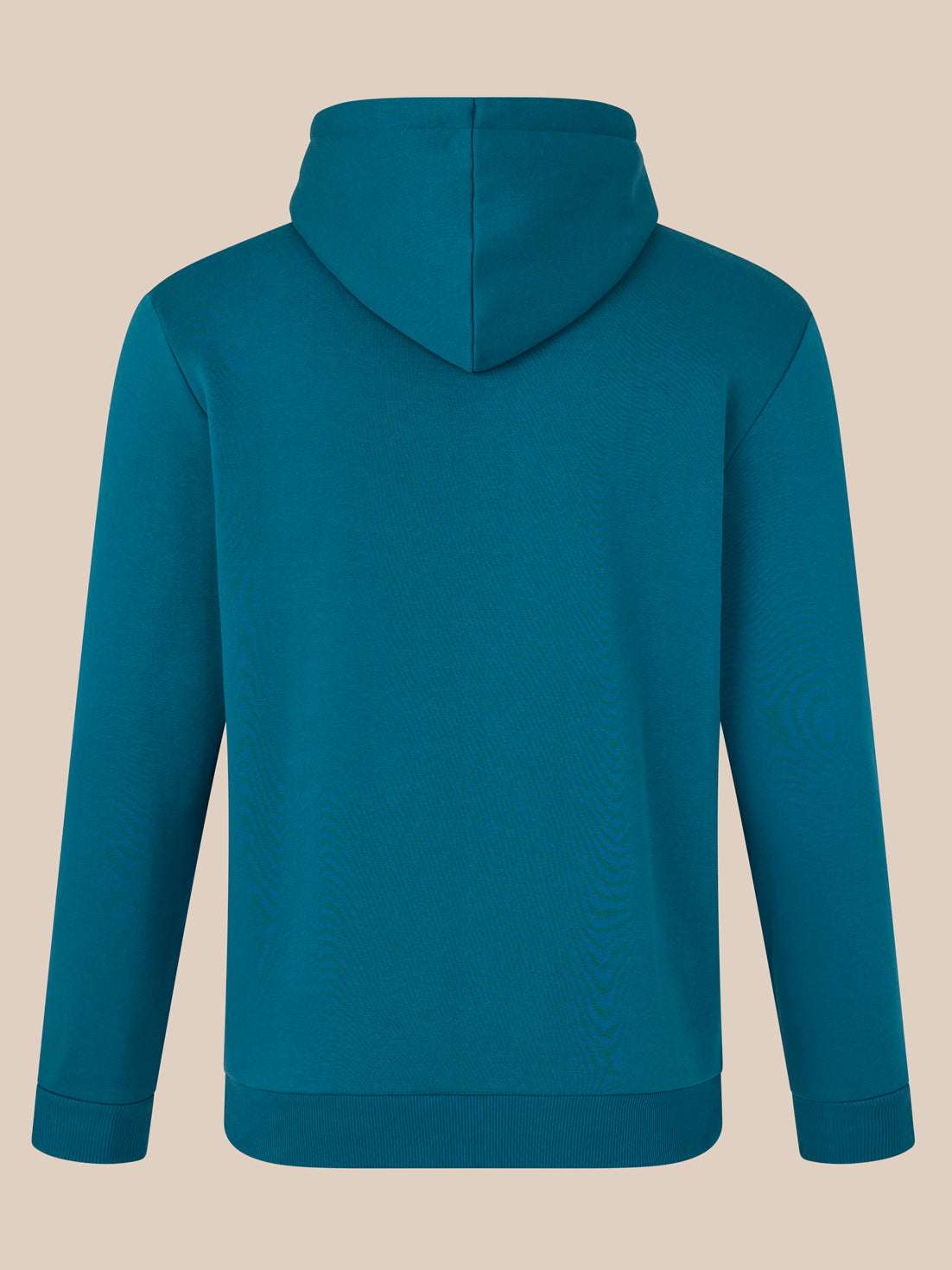 Blue hoodie on a beige background