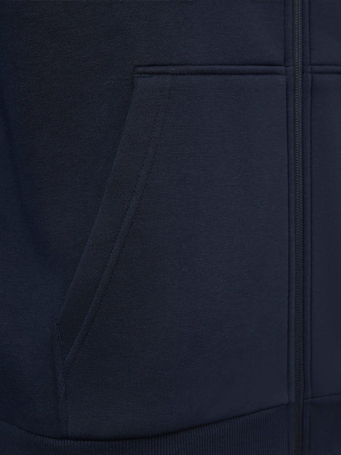 Men's Full Zip Hoodie - Navy - Navy