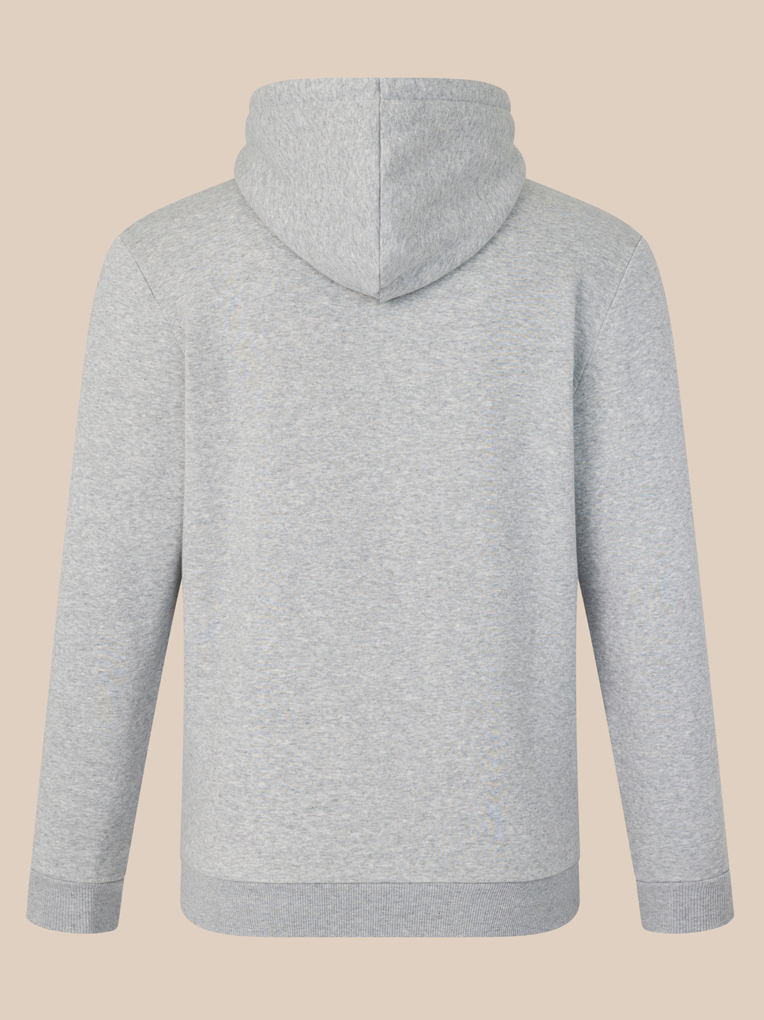 Gray hoodie on a beige background