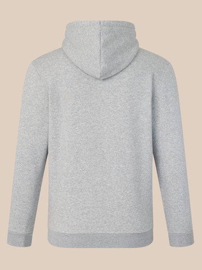 Gray hoodie on a beige background