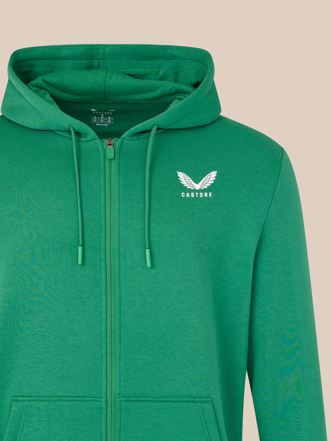 Men's Full Zip Hoodie - Green - Green