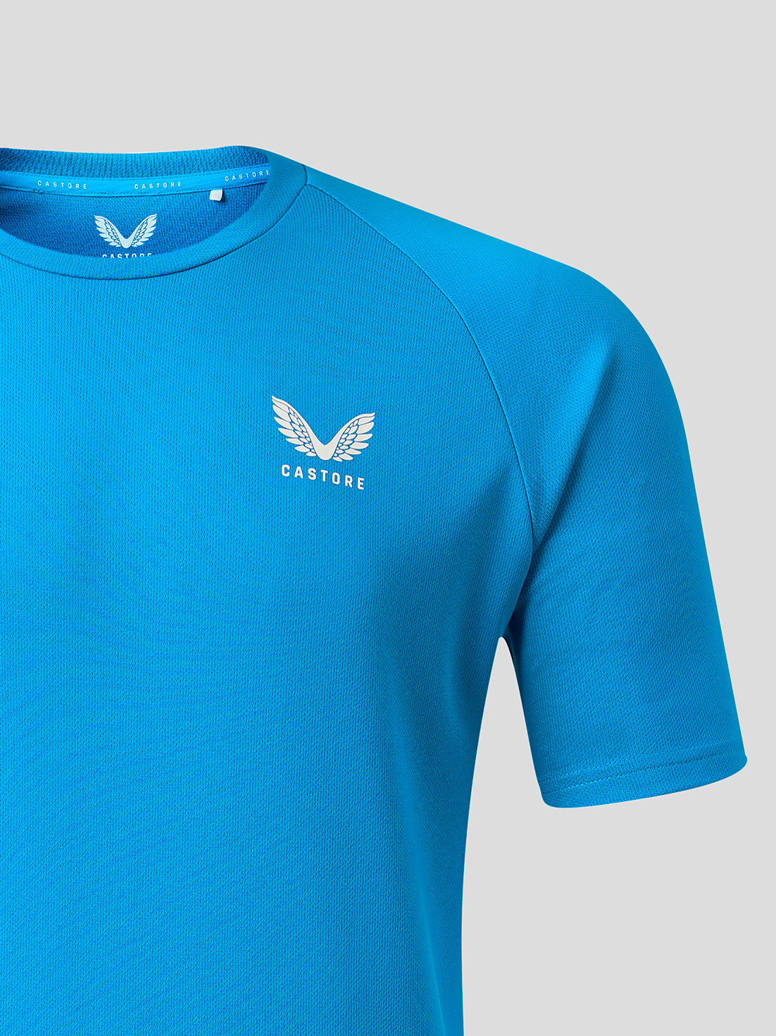 Men's Athletic Fit Short Sleeve Graphic T-Shirt - Blue - Blue